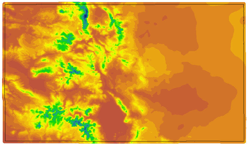 Sample Precipitation Raster Map Sample Temperature Raster Map