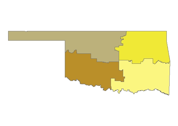 Sample Service Center Areas map Sample NRCS Areas map Sample NRCS Teams map