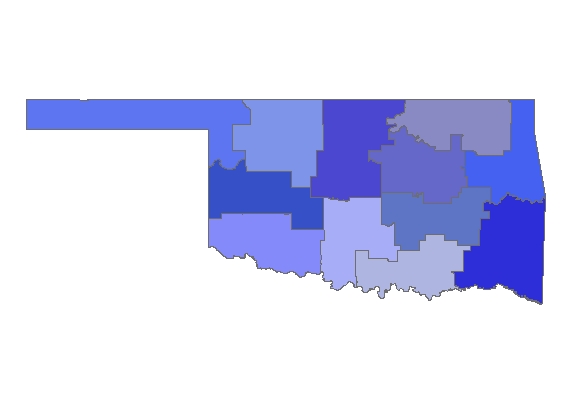 Sample Service Center Areas map Sample NRCS Areas map Sample NRCS Teams map